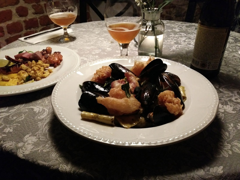 Papardelle szałwiowe w Zazie Bistro fot. Wojciech Duś